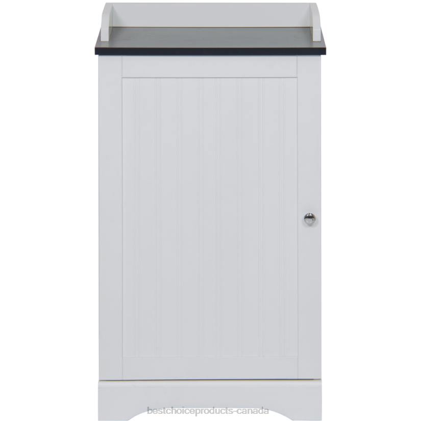 4LT21272 Brown Best Choice Products Bathroom Floor Storage Cabinet w/ Versatile Door