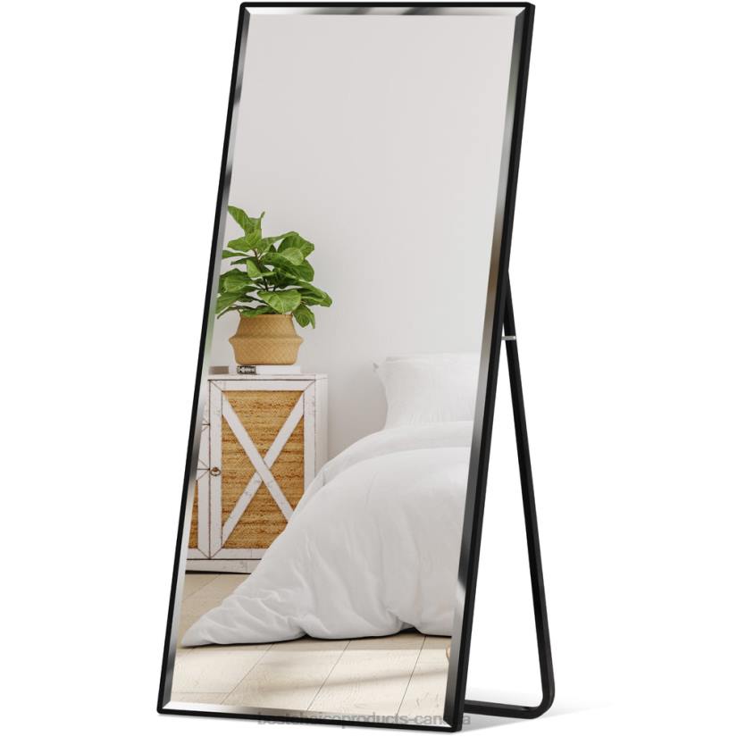 4LT2650 Black Best Choice Products Large Full Length Mirror, Wall Hanging & Leaning Floor Mirror