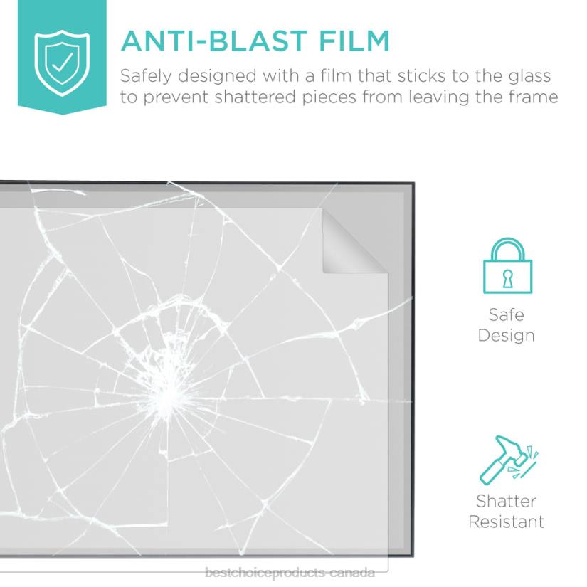 4LT2650 Black Best Choice Products Large Full Length Mirror, Wall Hanging & Leaning Floor Mirror