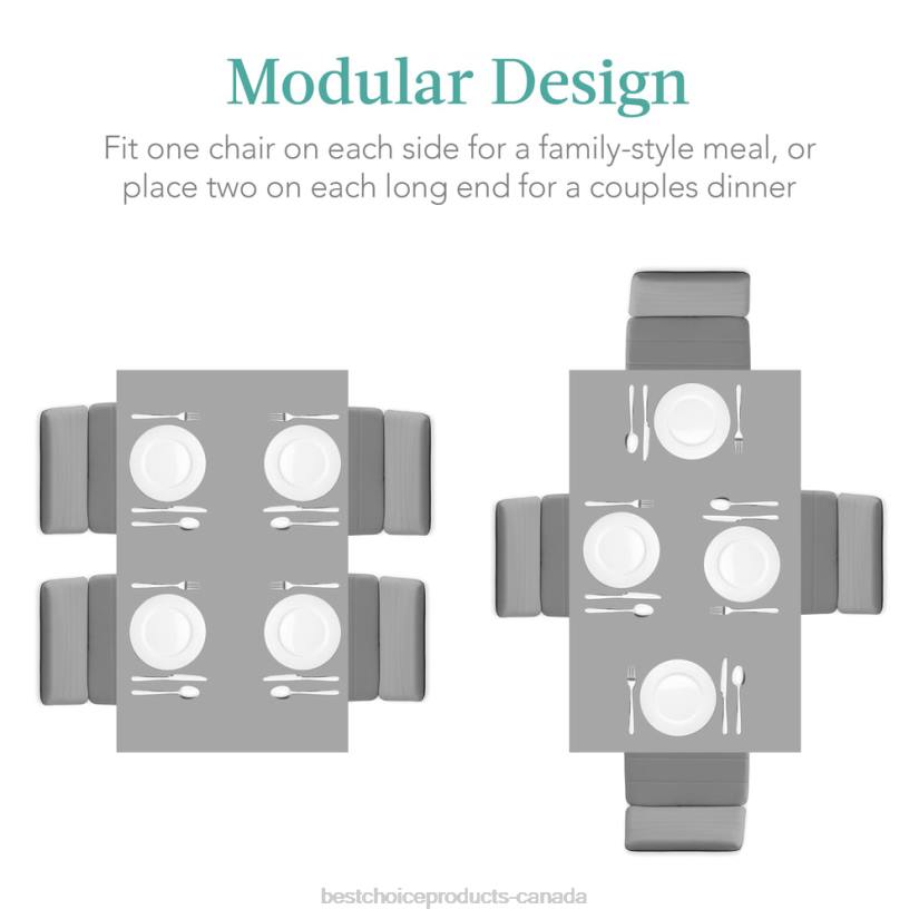 4LT2666 Gray Best Choice Products 5-Piece Dining Table Set w/ Glass Top, Leather Chairs