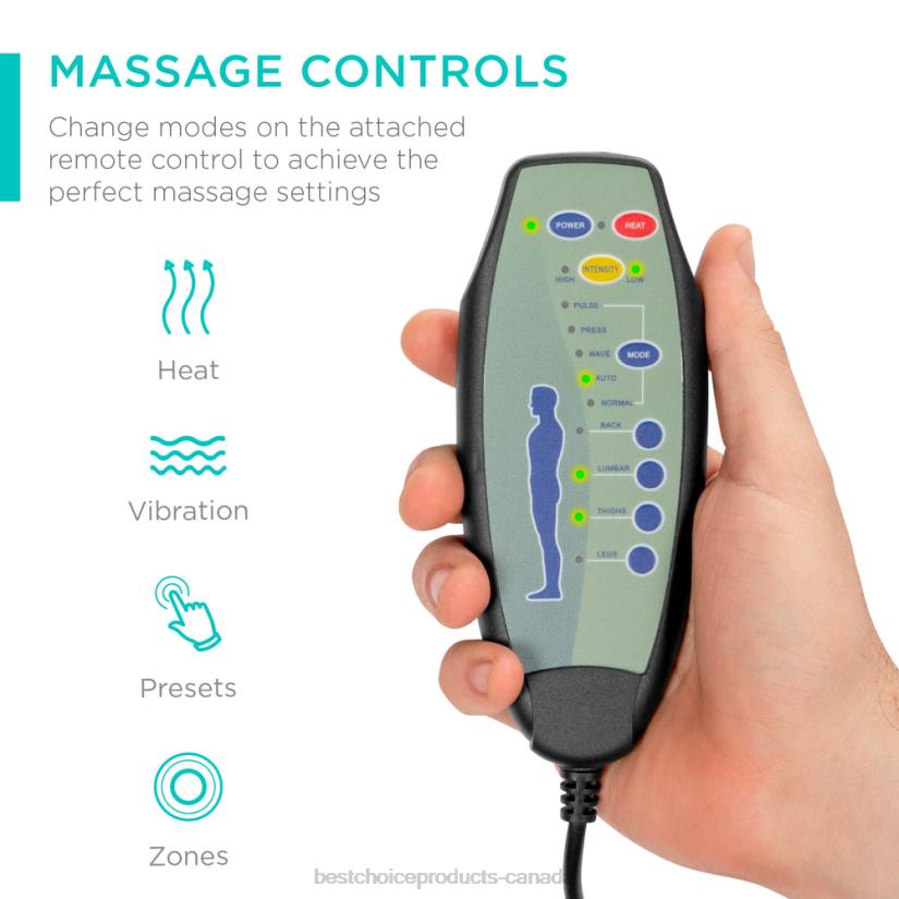 4LT21224 Gray Best Choice Products Linen Fabric Swivel Massage Recliner Chair w/ Remote Control, 5 Modes