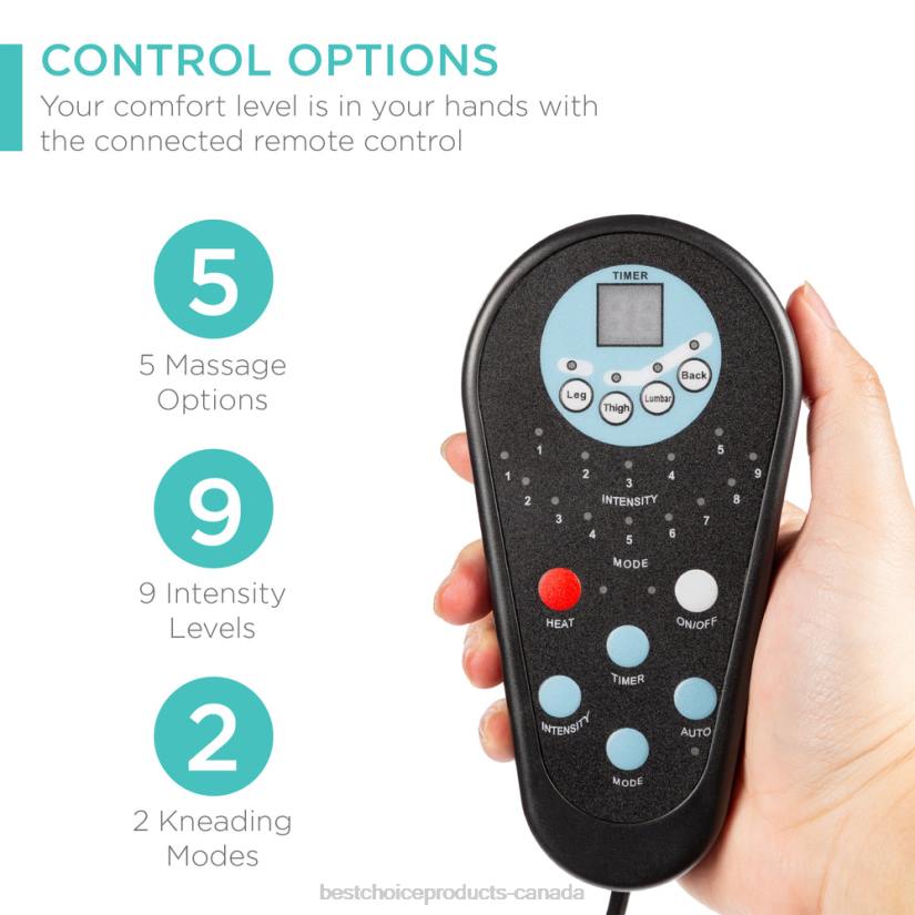 4LT2359 Brown Best Choice Products Faux Leather Electric Massage Recliner Chair w/ Stool Ottoman, Remote