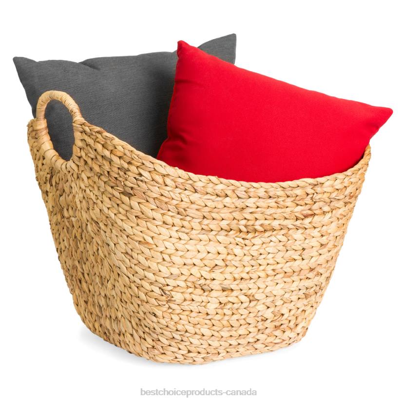 4LT2642 Natural Best Choice Products Large Multi-Purpose Seagrass Storage Basket w/ Handles