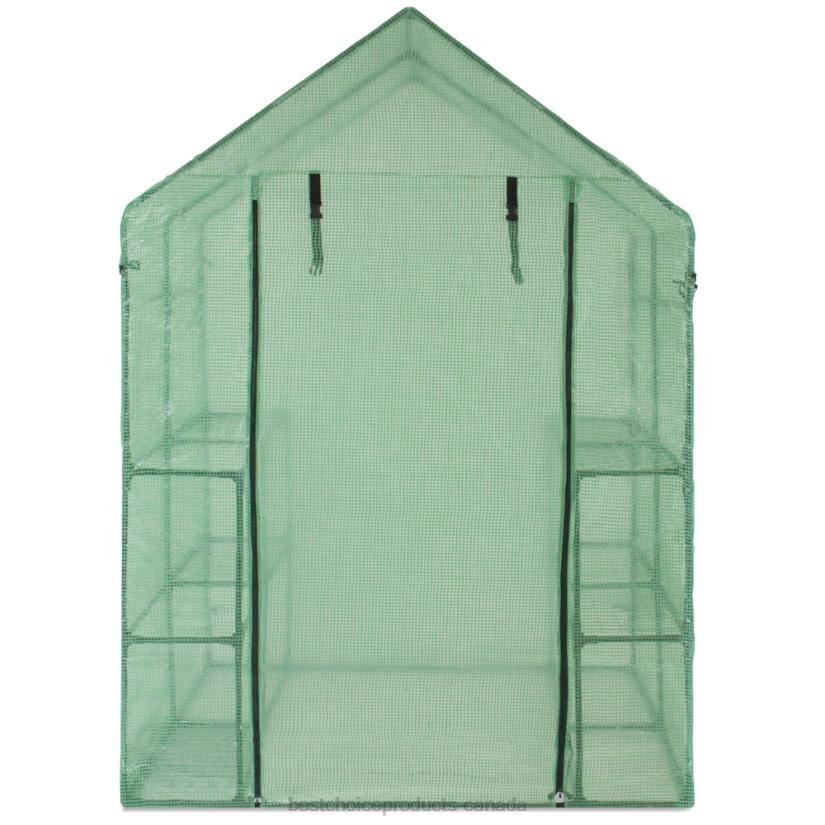 4LT2999 Green Best Choice Products 3-Tier 12-Shelf Outdoor Mini Greenhouse