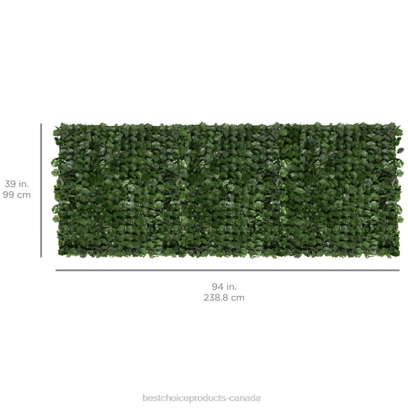 4LT2445 Beauty Best Choice Products Outdoor Faux Ivy Privacy Screen Fence