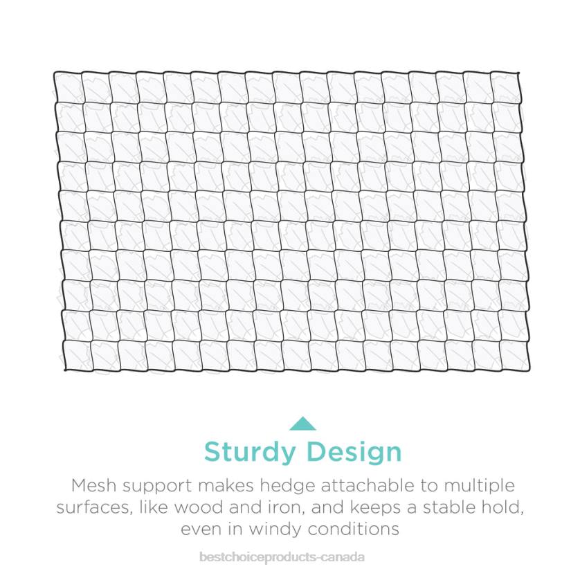 4LT2446 Beauty Best Choice Products Outdoor Faux Ivy Privacy Screen Fence