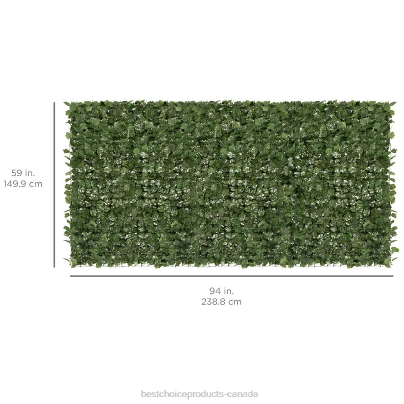 4LT2446 Beauty Best Choice Products Outdoor Faux Ivy Privacy Screen Fence