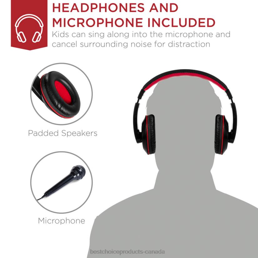 4LT21062 Black Best Choice Products 61-Key Beginners Electronic Keyboard Piano Set w/ 3 Modes, Microphone