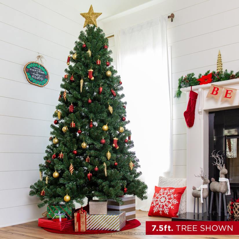 4LT2131 Multicolor Best Choice Products Pre-Lit Instant No Fluff Artificial Spruce Christmas Tree w/ Memory Branches