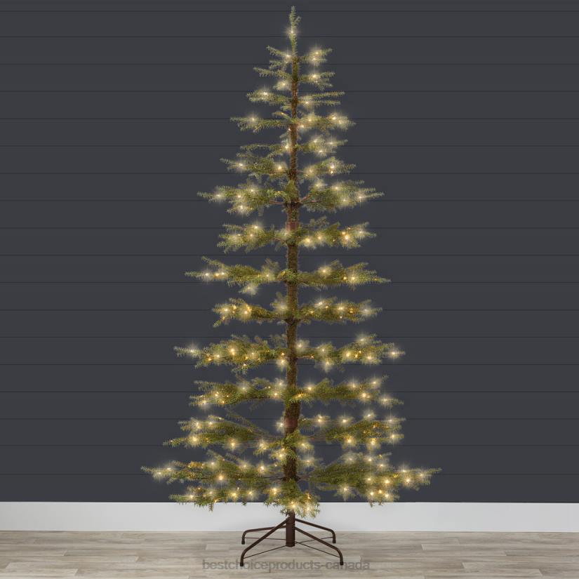 4LT288 Beauty Best Choice Products Pre-Lit Sparse Christmas Tree w/ 2-in-1 LED Lights, Cordless Connection