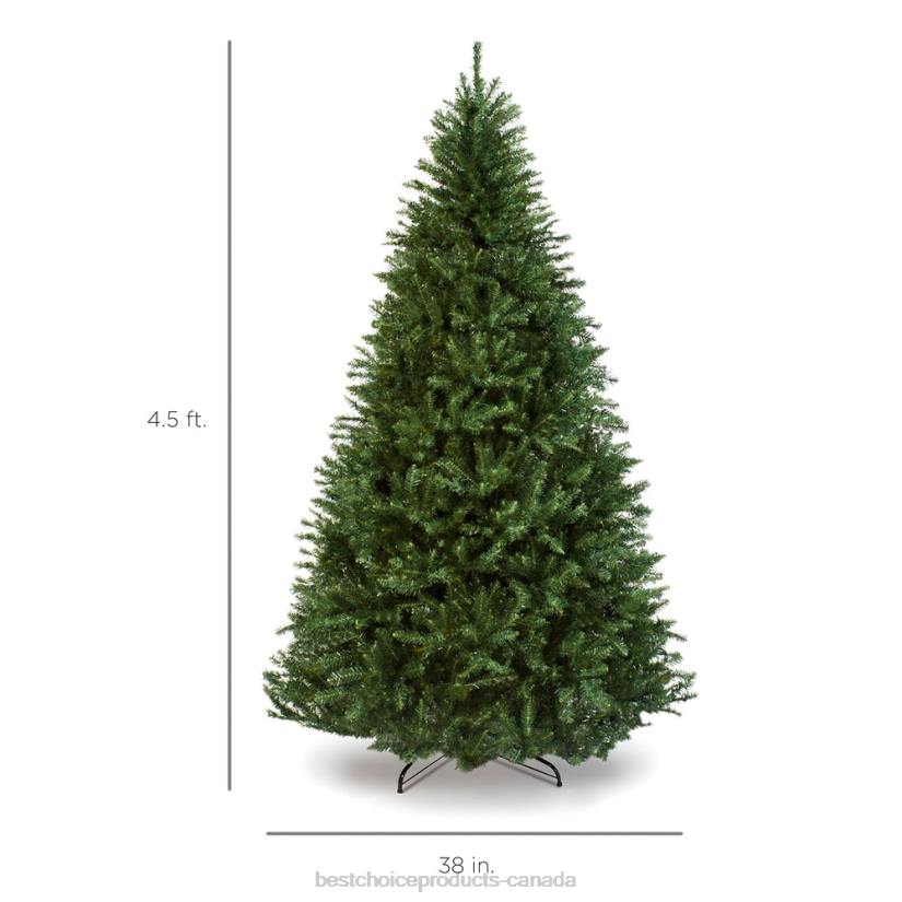 4LT2246 Metal Stand Best Choice Products Hinged Douglas Full Fir Artificial Christmas Tree