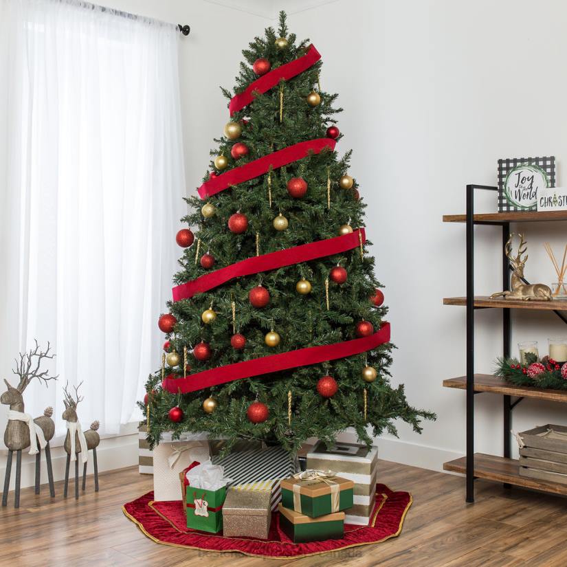 4LT2247 Metal Stand Best Choice Products Hinged Douglas Full Fir Artificial Christmas Tree
