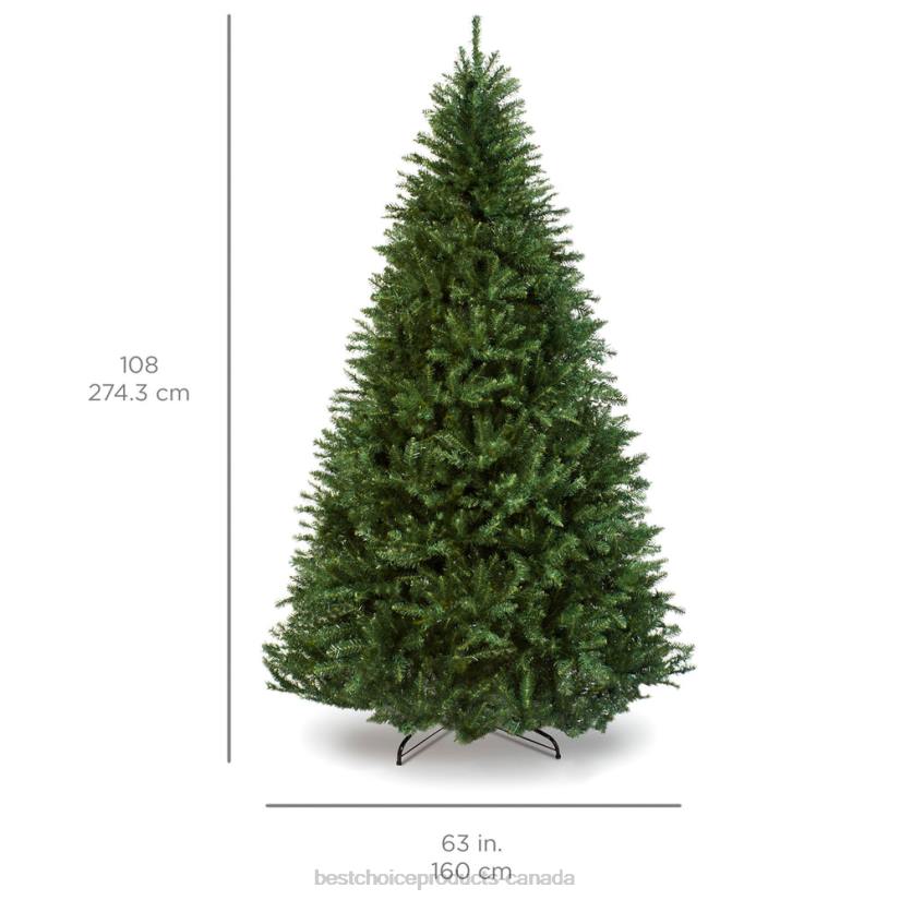 4LT2249 Metal Stand Best Choice Products Hinged Douglas Full Fir Artificial Christmas Tree