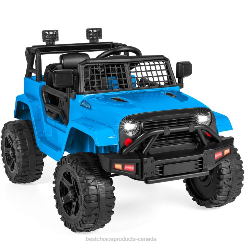 4LT2491 Light Blue Best Choice Products 12V Kids Ride-On Truck Car w/ Parent Remote Control, Spring Suspension