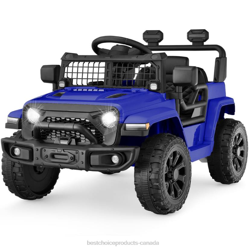 4LT2553 Blue Best Choice Products 6V Kids Ride-On Truck Car w/ Parent Remote Control, 4-Wheel Suspension