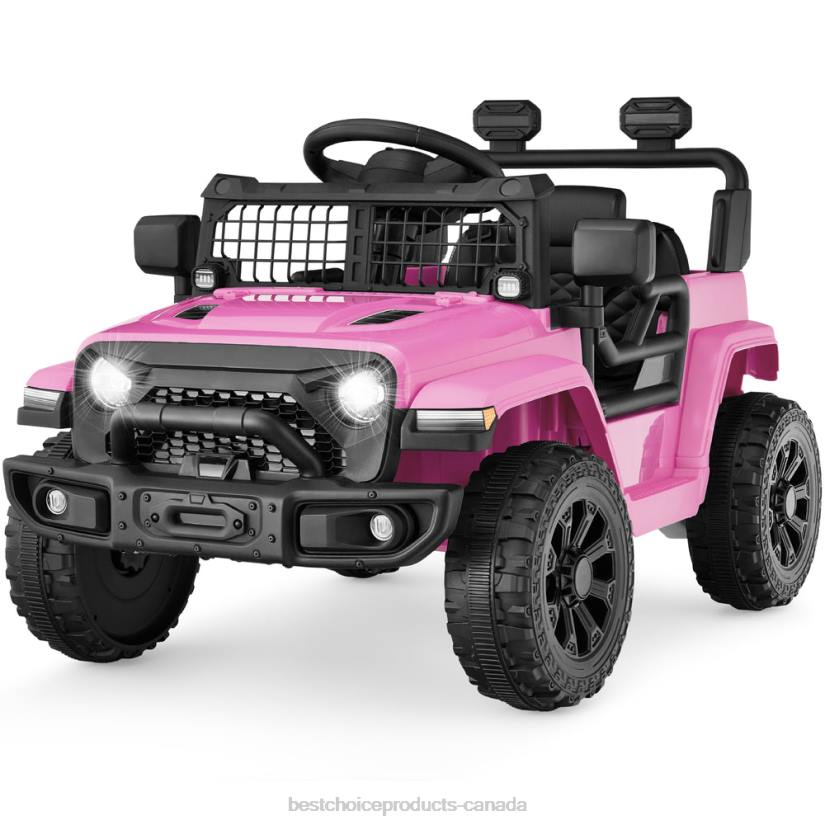 4LT2555 Pink Best Choice Products 6V Kids Ride-On Truck Car w/ Parent Remote Control, 4-Wheel Suspension
