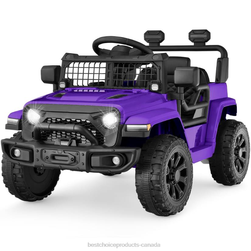4LT2558 Purple Best Choice Products 6V Kids Ride-On Truck Car w/ Parent Remote Control, 4-Wheel Suspension
