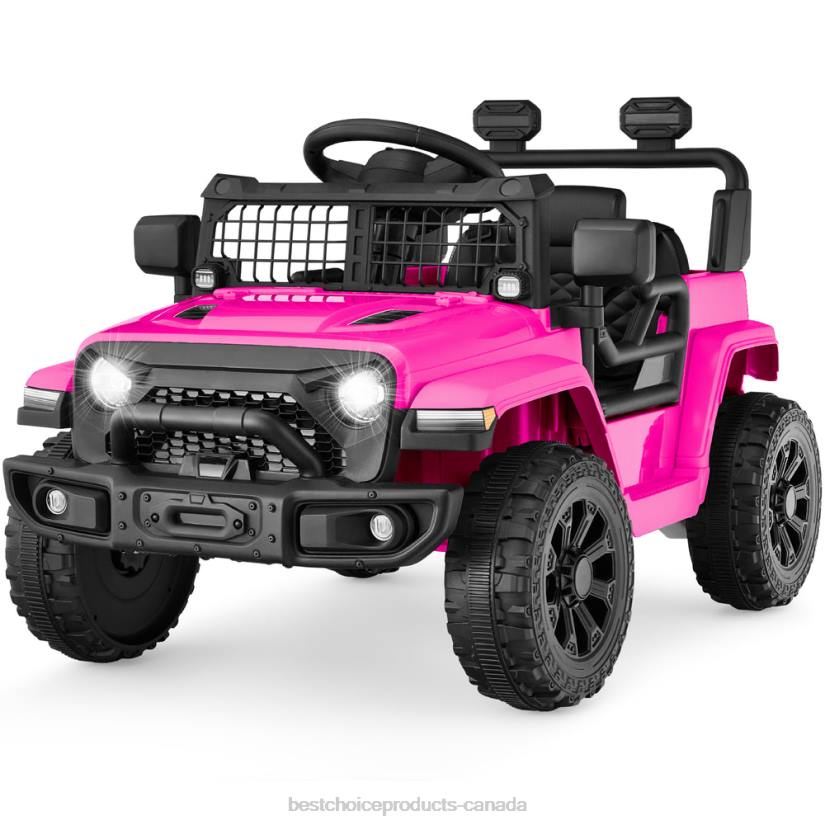 4LT2560 Hot Pink Best Choice Products 6V Kids Ride-On Truck Car w/ Parent Remote Control, 4-Wheel Suspension