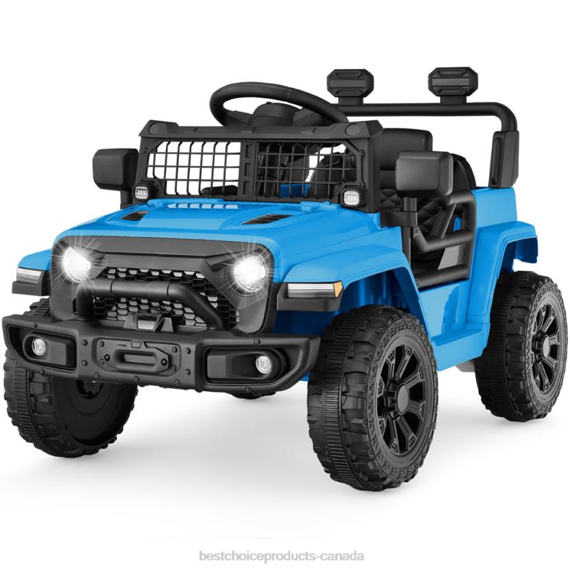 4LT2561 Light Blue Best Choice Products 6V Kids Ride-On Truck Car w/ Parent Remote Control, 4-Wheel Suspension