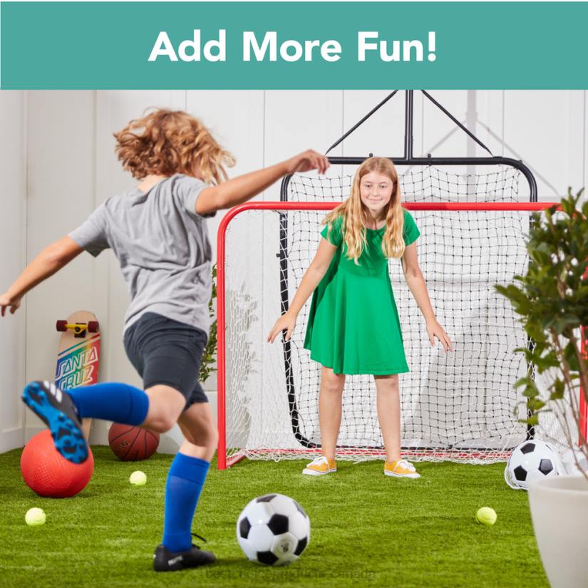 4LT21028 Multicolor Best Choice Products 5-in-1 Double-Sided Outdoor Athletic Sports Center w/ Metal Frame