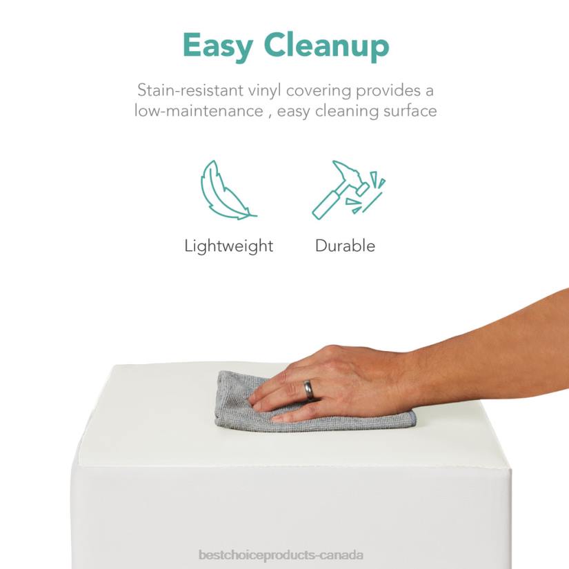 4LT2314 Pink Best Choice Products 5-Piece Kids Climb & Crawl Soft Foam Shapes Structure Playset